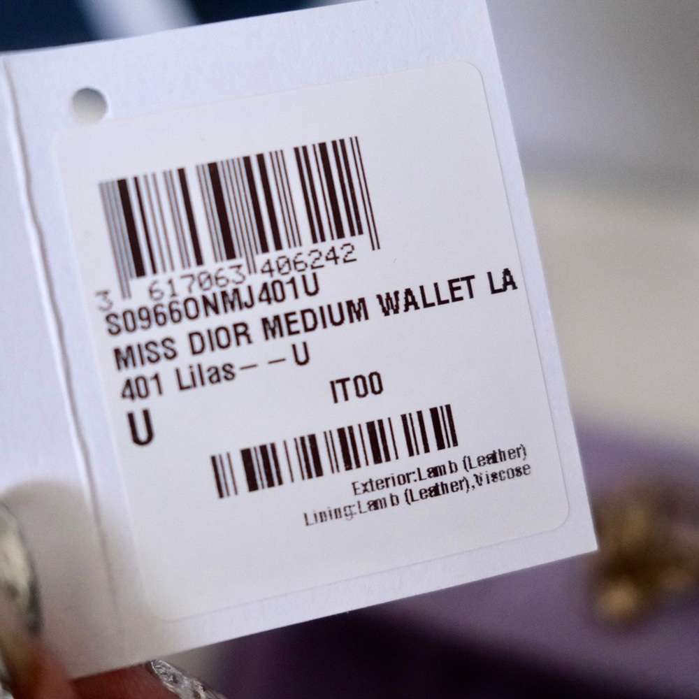 My Dior Glycine Wallet Lilac - Picture 9 of 9